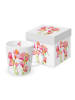 ppd Mok "Perruches" wit/lichtroze - 400 ml