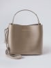 CXL by Christian Lacroix Leder-Henkeltasche "Vaugirard" in Beige - (B)27 x (H)22 x (T)13 cm
