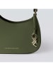 CXL by Christian Lacroix Leder-Schultertasche "Ambroise" in Khaki - (B)28 x (H)14 x (T)6 cm