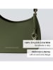 CXL by Christian Lacroix Leder-Schultertasche "Ambroise" in Khaki - (B)28 x (H)14 x (T)6 cm