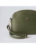 CXL by Christian Lacroix Leder-Umhängetasche "Malesherbes" in Khaki - (B)23 x (H)17 x (T)7 cm
