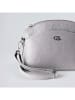 CXL by Christian Lacroix Leder-Umhängetasche "Malesherbes" in Silber - (B)23 x (H)17 x (T)7 cm