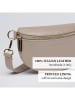 CXL by Christian Lacroix Leder-Brustbeutel "Madeleine" in Beige - (B)23 x (H)13 x (T)6 cm