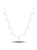 Heliophilia Silber-Halskette mit Schmuckelementen - (L)42 cm