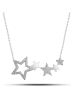 Heliophilia Silber-Halskette mit Schmuckelement - (L)42 cm