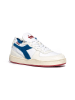Diadora Leren sneakers wit/rood/blauw