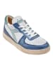 Diadora Leren sneakers wit/blauw/turquoise