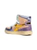 Diadora Leren sneakers oranje/paars/donkerblauw