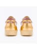 Diadora Skórzane sneakersy w kolorze złoto-biało-jasnoróżowym