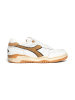 Diadora Skórzane sneakersy w kolorze jasnobrązowo-białym