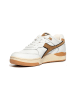 Diadora Skórzane sneakersy w kolorze jasnobrązowo-białym