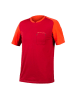 ENDURA Koszulka kolarska "GV500 Foyle Tech" w kolorze pomarańczowo-czerwonym