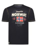 Geographical Norway Koszulka "Juitre" w kolorze czarnym