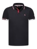 Geographical Norway Poloshirt "Kauge" in Schwarz