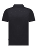 Geographical Norway Koszulka polo "Klub" w kolorze czarnym