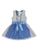 Isartrachten Dirndl grijs/blauw