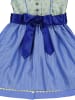 Isartrachten Dirndl lichtgroen/blauw