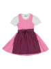Isartrachten Dirndl lichtroze/bordeaux
