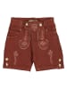 Isartrachten Jeans-Shorts in Braun