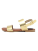 Studio 88 Leder-Sandalen in Gold