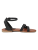 Studio 88 Skórzane sandały w kolorze czarnym