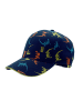 MaxiMo Czapka "Gecko" w kolorze granatowym ze wzorem