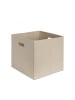 Scandinavia Concept 4er-Set: Aufbewahrungsboxen in Creme - (B)24 x (H)24 cm