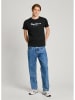 Pepe Jeans Shirt "Eggo" in Schwarz