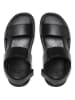 Geox Leren sandalen "Xand" zwart