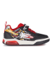 Geox Sneakers "Lights - Inek" in Schwarz/ Rot