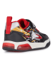 Geox Sneakers "Lights - Inek" in Schwarz/ Rot