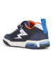 Geox Sneakers "Lights - Inek" in Blau/ Orange