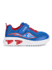 Geox Sneakers "Lights - Assister" blauw/rood