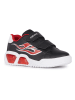 Geox Sneakers "Lights - Illuminus" in Schwarz/ Rot