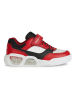 Geox Sneakers "Lights - Illuminus" in Rot/ Schwarz