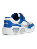 Geox Sneakersy "Lights - Illuminus" w kolorze srebrno-niebieskim
