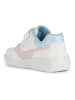 Geox Sneakers "Lights - Illuminus" wit/lichtblauw/lichtroze