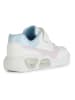 Geox Sneakers "Lights - Illuminus" wit/lichtblauw/lichtroze