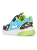 Geox Sneakersy "Lights - Ciberdron" w kolorze granatowo-zielonym