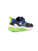 Geox Sneakersy "Lights - Ciberdron" w kolorze granatowo-zielonym