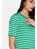 ASSUILI Koszulka w kolorze zielono-białym