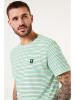 Garcia Shirt groen/donkerblauw/wit