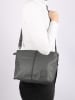 FREDs BRUDER Leder-Umhängetasche  in Grau - (B)29 x (H)29 x (T)7 cm