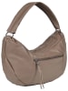 FREDs BRUDER Leder-Shopper in Taupe - (B)50 x (H)28 x (T)10 cm