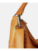 FREDs BRUDER Skórzana torebka w kolorze jasnobrązowym - 38 x 35 x 9 cm