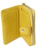 FREDs BRUDER Skórzany portfel "Millionaire" w kolorze żółtym - 13 x 10 x 2,5 cm