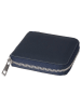 FREDs BRUDER Skórzany portfel "Fufu" w kolorze czarnym - 11 x 10 x 2,5 cm
