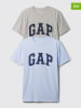 GAP Koszulki (2 szt.) w kolorze błękitno-jasnoszarym