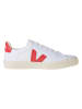 Veja Sneakers "Campo CA" wit/rood