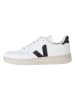 Veja Sneakers "V 10" wit/zwart